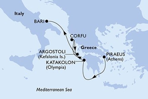 Cruise itinerary