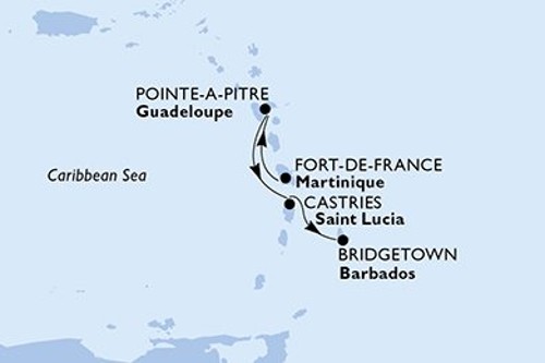 Cruise itinerary