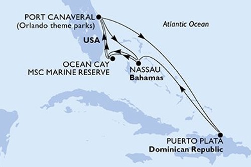 Cruise itinerary