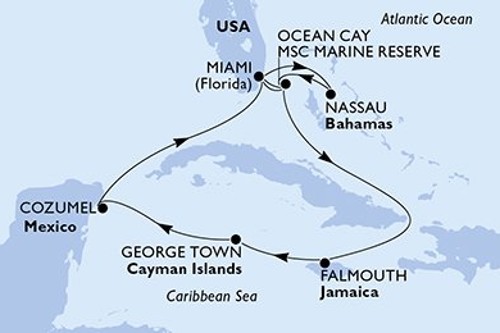 Cruise itinerary