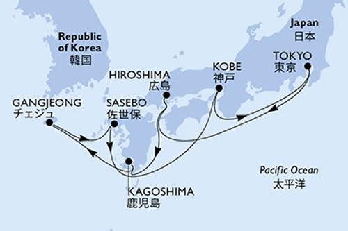 Cruise itinerary