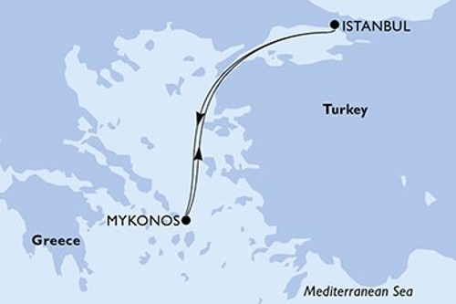 Cruise itinerary