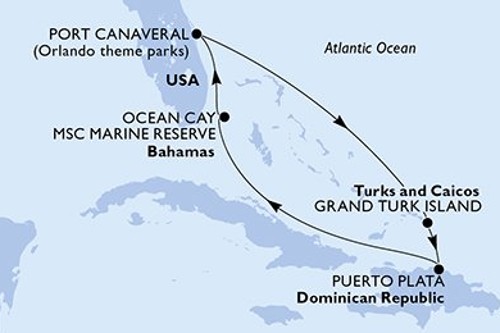 Cruise itinerary