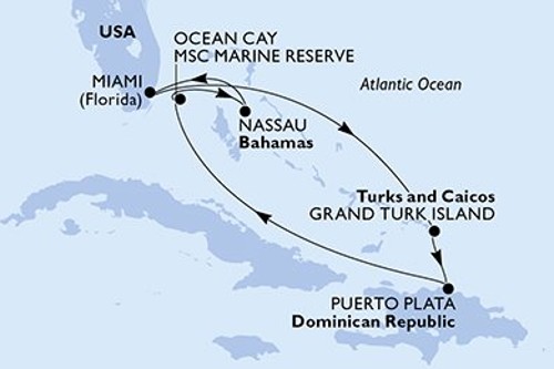 Cruise itinerary