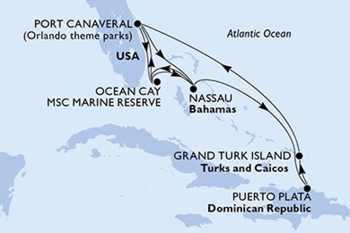Cruise itinerary