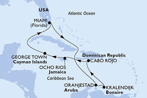 Cruise itinerary
