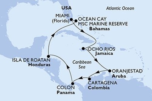 Cruise itinerary