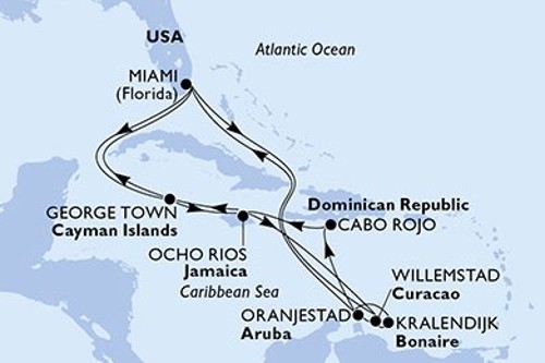 Cruise itinerary