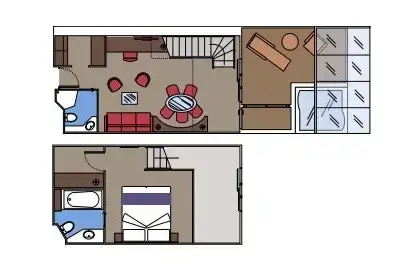 YJD Yacht Club Duplex Suite with Whirlpool _plan.webp