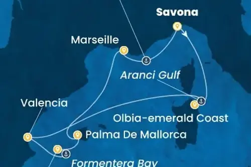 Cruise itinerary