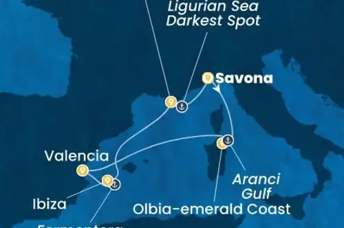 Cruise itinerary