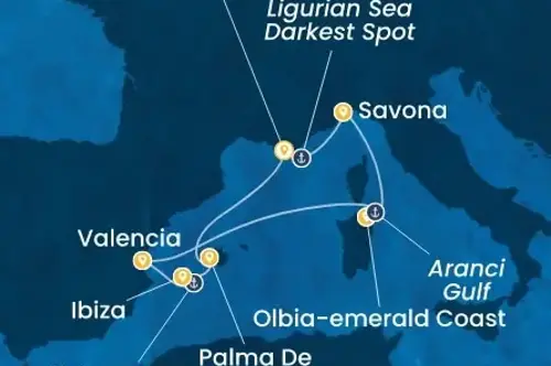 Cruise itinerary
