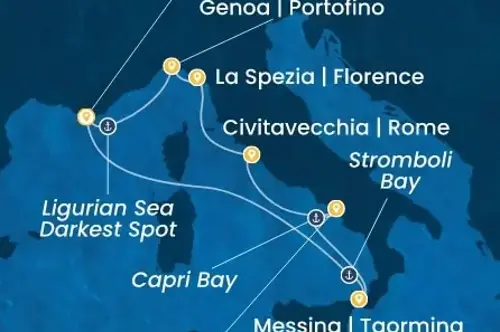 Cruise itinerary