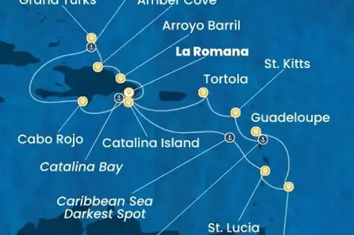 Cruise itinerary