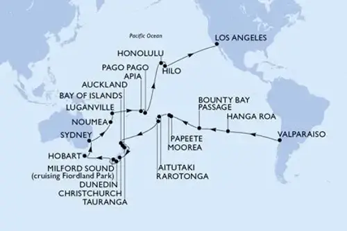 Cruise itinerary
