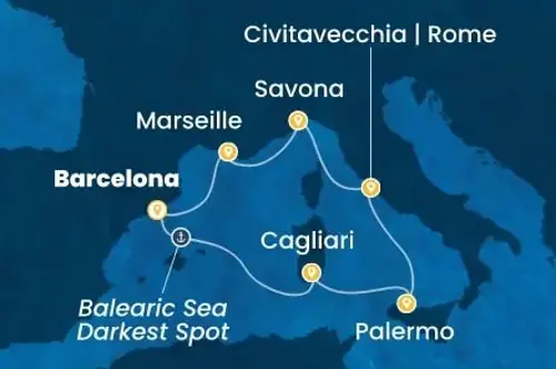 Cruise itinerary