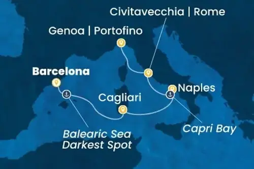 Cruise itinerary
