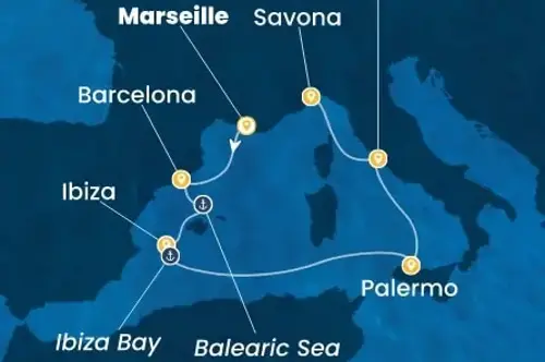 Cruise itinerary