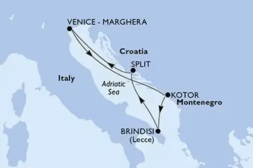 Cruise itinerary