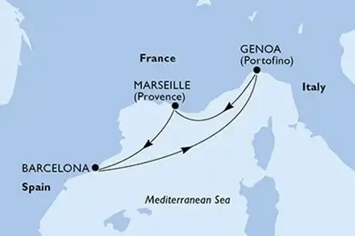 Cruise itinerary