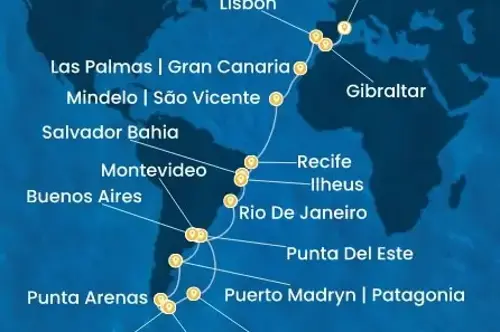 Cruise itinerary