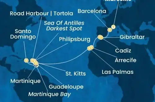 Cruise itinerary