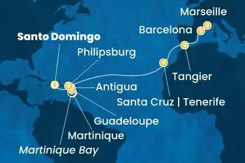 Cruise itinerary