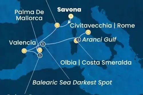 Cruise itinerary