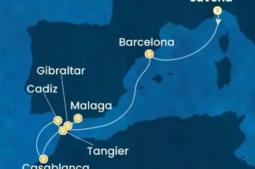Cruise itinerary