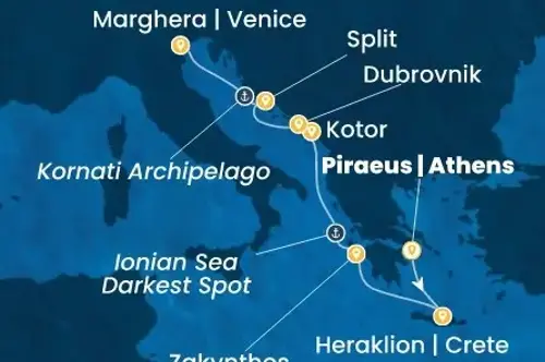 Cruise itinerary