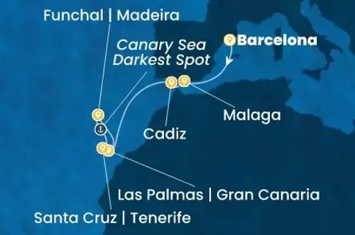 Cruise itinerary