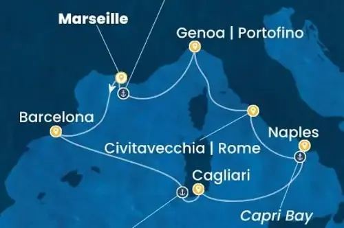 Cruise itinerary