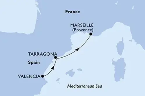 Cruise itinerary