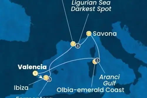 Cruise itinerary