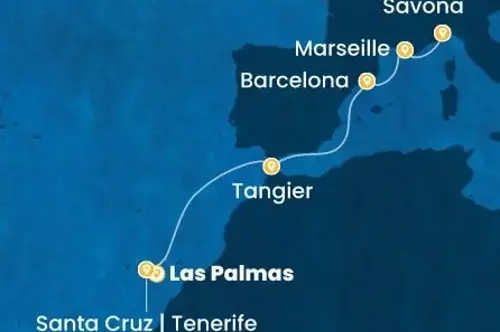 Cruise itinerary
