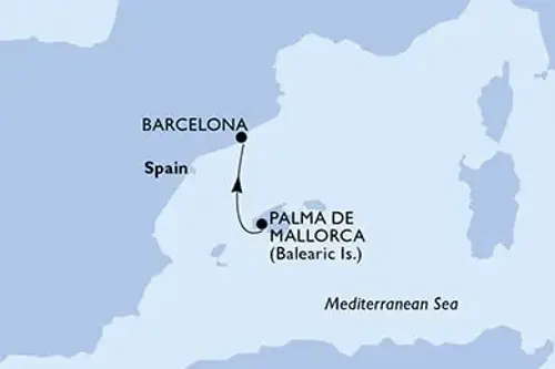 Cruise itinerary